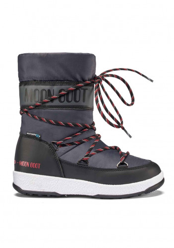 Children´s winter shoes Tecnica Moon Boot Jr Boy Sport Wp 005 Black/Castlerock