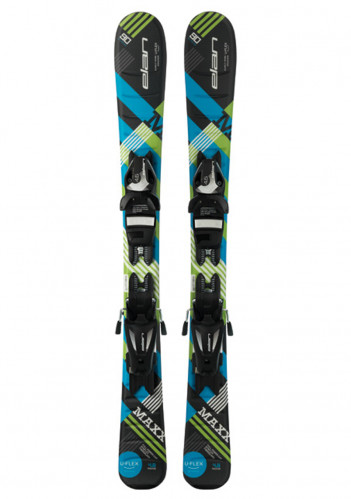 Children's downhill skis Elan Maxx black blue QS, binding EL 4.5