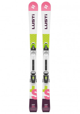 Children\'s ski LUSTi JS WHITE + VIST junior 7,5