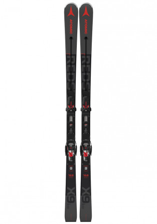 detail Men's downhill skis Atomic REDSTER X9i WB + X 12 GW Black / Red