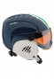náhled Children ski helmet Alpina Carat Visor JR GR / blu