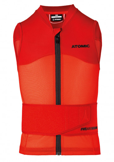 detail Children´s spine protector Atomic Live Shield Vest Jr Red