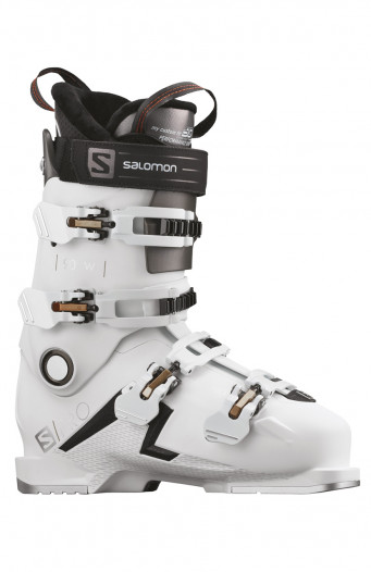 detail Women's ski boots Salomon S / PRO 90W Wh / black / gold Glow