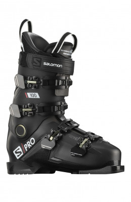 Ski boots Salomon S / PRO 100 Black / belluga / red