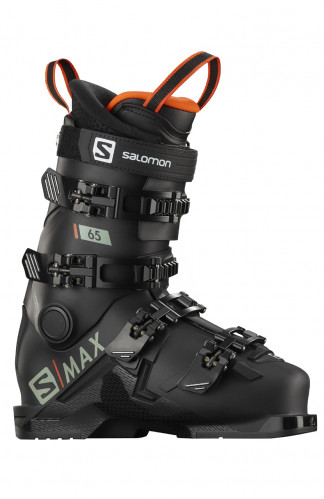 Kids ski boots Salomon S / MAX 65 Black / red