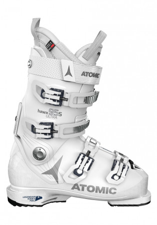 detail Women's ski boots Atomic Hawx Ultra 95 S W White / Silver / Dark Blue