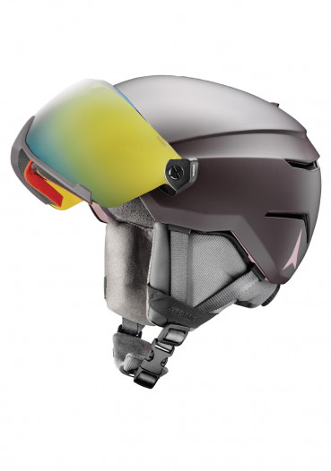 detail Downhill helmet Atomic Savor Visor Stereo Nightshade