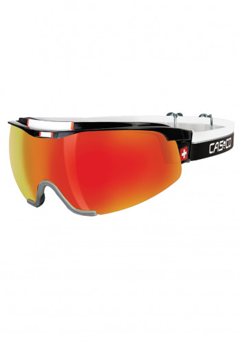 Cross-country ski glasses Casco Spirit Carbonic Black / Red SWISS Edition