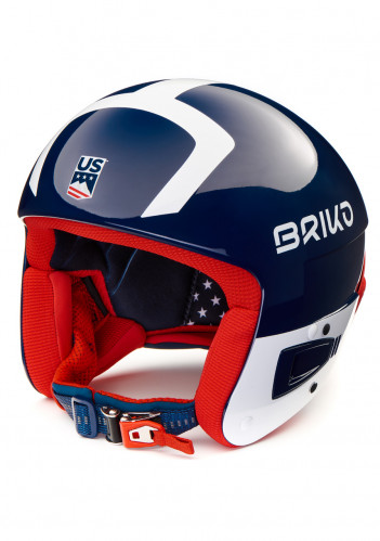 Ski helmet Briko Vulcano FIS 6.8 USSA Blue / White / Red