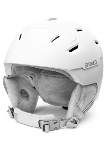 detail Downhill helmet Briko CRYSTAL - MATT PEARL WHITE