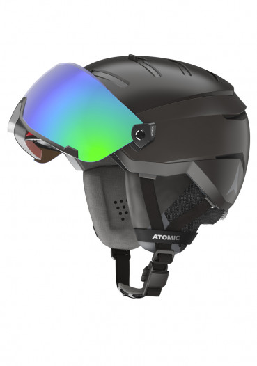 detail Atomic SAVOR GT AMID VISOR HD Black ski helmet