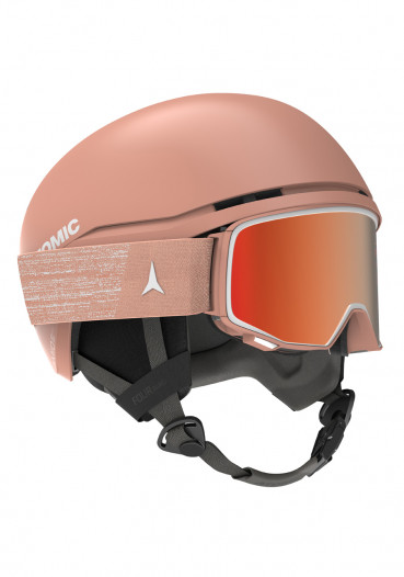 detail Women's downhill helmet Atomic Four Amid Peach
