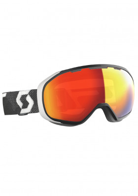 Downhill glasses Scott Fix LS Black / White red chrome