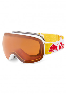 Red Bull Spect Ski Goggles Magnetron-003 matt white frame / white