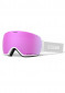 náhled Women's downhill goggles Giro Lusi White Velvet Vivid Pink/Vivid Infrared
