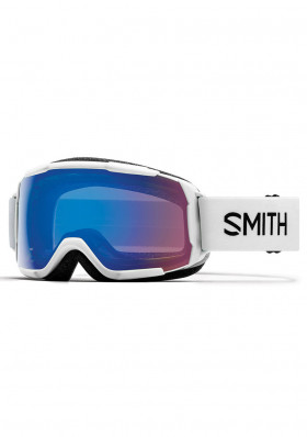 Smith Grom White / ChromaPop Storm Rose Flash Ski Goggles