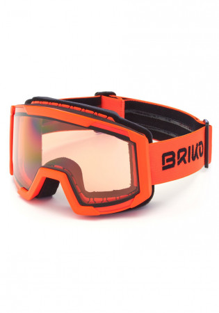 detail Kids ski goggles Briko LAVA FIS P1 - ORANGE FLUO-P1