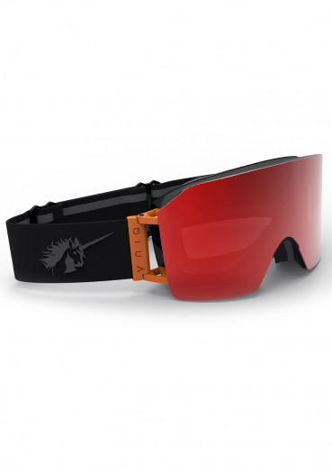 detail Ski goggles YNIQ Nine - Inferno 922 Mirror Lens