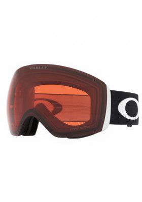 Oakley 7050-03 Flight Deck XL Matte Black Ski Goggles w / Prizm Rose