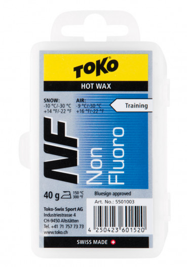detail Toko NF Hot Wax 40 g Blue -9/-30 st.