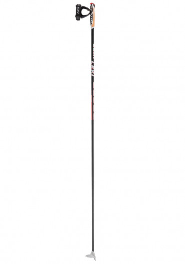 detail Cross-country ski poles LEKI CC 600 BLACK-WHITE-FLUORESCENT RED