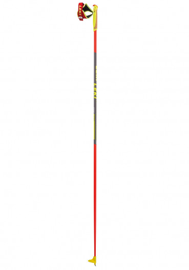 detail Cross-country ski poles LEKI PRC 700, FLUORESCENT RED-LIGHTANTHRACITE-NEONYELLOW