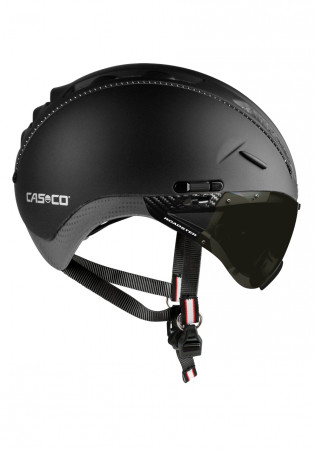 detail Helmet CASCO ROADSTER BLACK INCL.VISOR