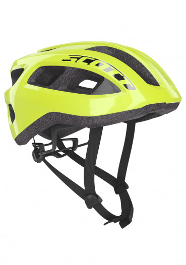 detail Cycling helmet Scott Supra Road (CE) Yellow fluorescent