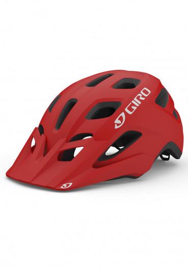 detail Giro Fixture Mat Trim Red cycling helmet
