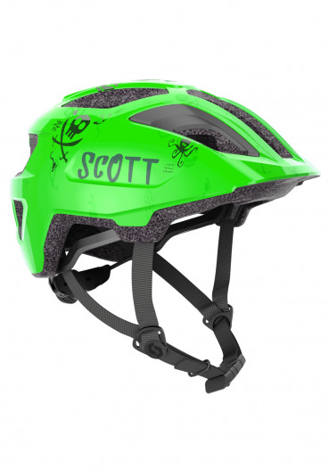 detail Scott Helmet Spunto Kid (CE) children's cycling helmet fluo green