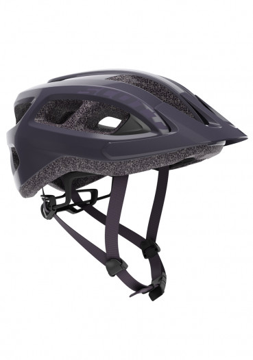 detail Scott Helmet Supra (CE) dark purple cycling helmet