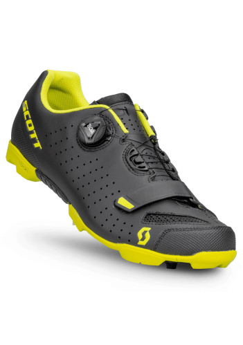 Cycling boots Scott Shoe Mtb Comp Boa matt black/sulphur yellow