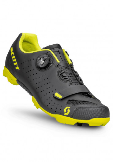 detail Cycling boots Scott Shoe Mtb Comp Boa matt black/sulphur yellow