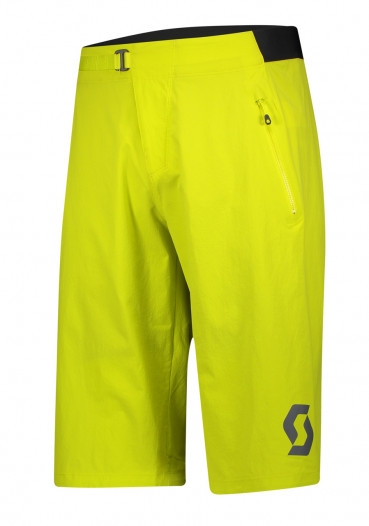 detail Men's cycling shorts Scott Shorts M's Trail Vertic w / pad sulfur yell