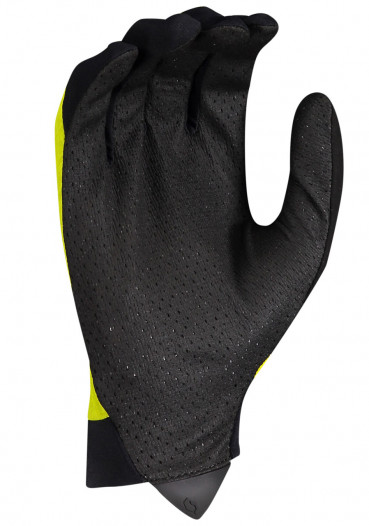 detail Scott Glove RC Premium Kinetech LF Sul Yel / Blac cycling gloves