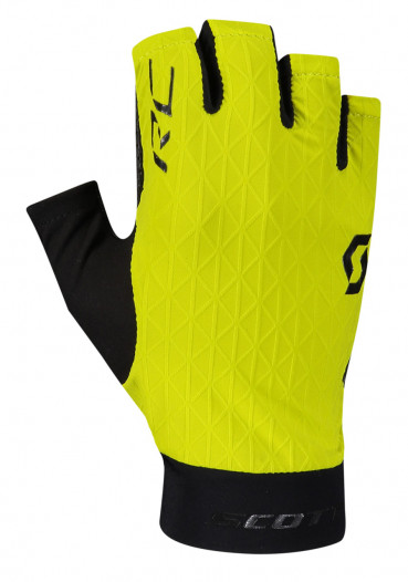 detail Scott Glove RC Premium Kinetech SF Sul Yel / Blac cycling gloves
