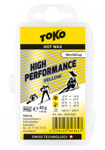 Wax Toko High Performance Yellow 40g