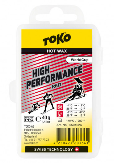 detail Wax Toko High Performance Red 40g