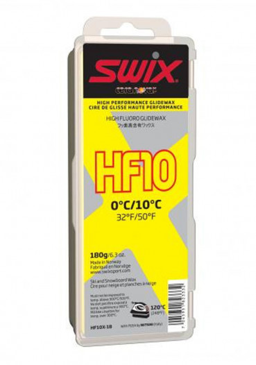 detail Swix HF10X-18 vosk skluz.vysoko fluor. 180g 0°C/+10°C