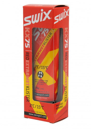 Swix KX75 vosk klistr Extra Wet 55g +2°C/+15°C
