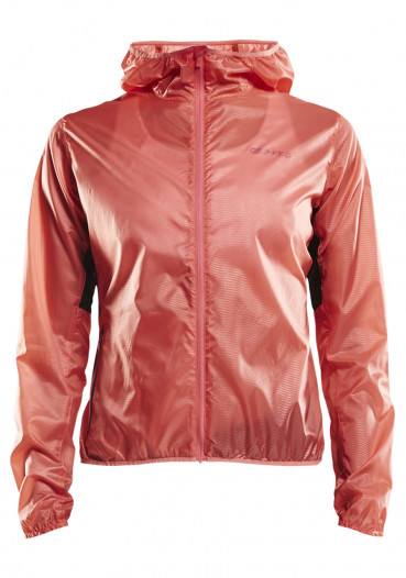 detail Ladies sport jacket Craft Breakaway Light orange