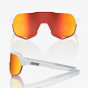 náhled 100% S2 Soft Tact Off White -HiPER Red Multilayer Mirror Lens