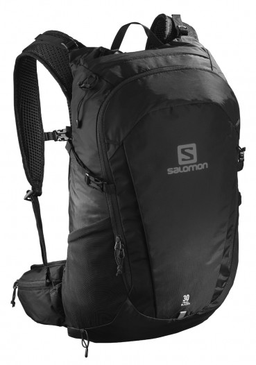 detail Salomon TRAILBLAZER 30 Black / Black backpack