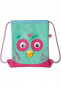 náhled Baby bag Affenzahn Kids Sportsbag Owl - turquoise