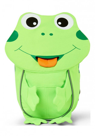 detail Kids backpack Affenzahn Small Friend Frog - neon green