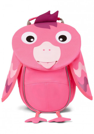 detail Kids backpack Affenzahn Small Friend Flamingo - neon pink
