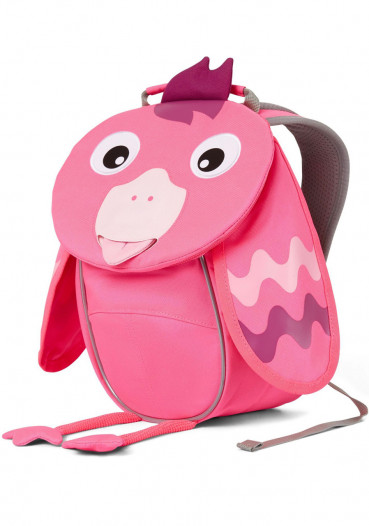 detail Kids backpack Affenzahn Small Friend Flamingo - neon pink